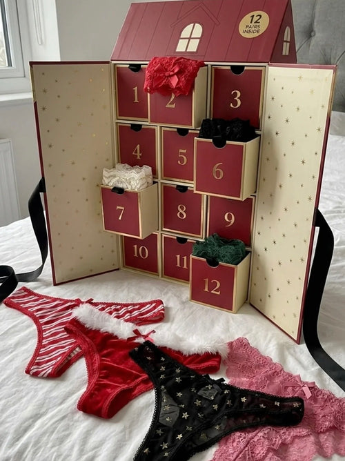 The Naughty List Advent Calendar – 12 Days of Thongs